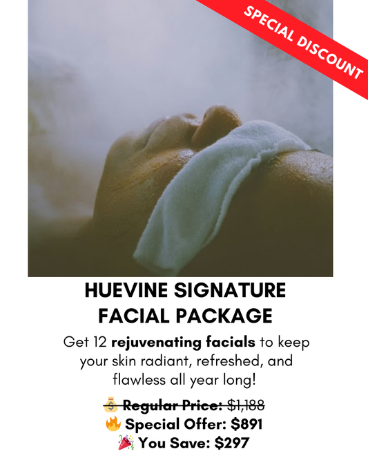 Birthday Sale | BUY 9+GET 3 HUEVINE SIGNATURE FACIAL FOR FREE