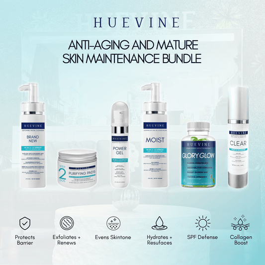 TIMELESS SKIN BUNDLE: ANTI - AGING & MATURE SKIN MAINTENANCE - HueVine Wellness + Spa