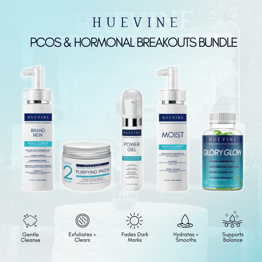 HORMONAL BALANCE BUNDLE: PCOS & SENSITIVE SKIN SOLUTIONS - HueVine Wellness + Spa